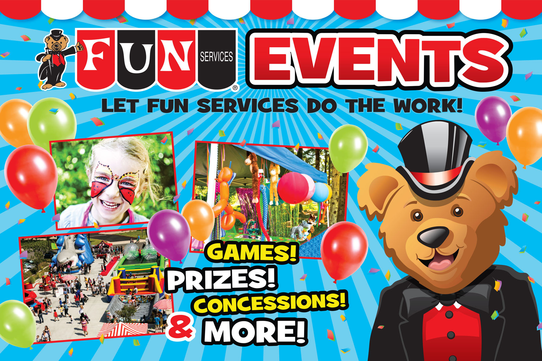 Fun Services Events, Party Rentals, Inflatables, Moonwalks