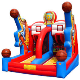 shooting stars inflatable basketball