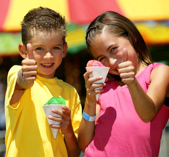Concessions, Sno-kone, Children