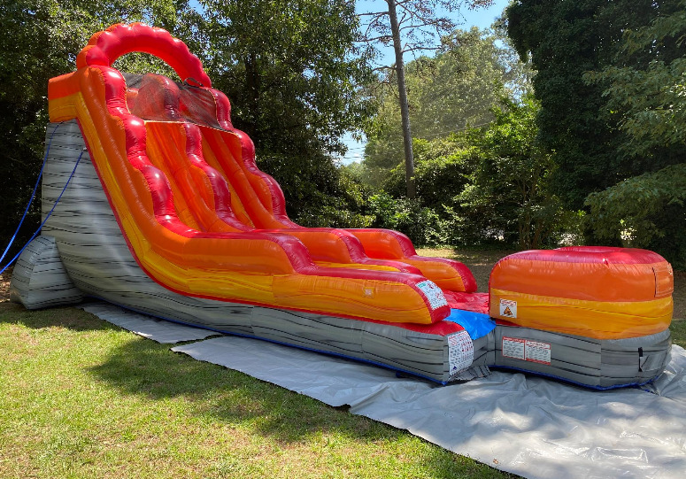 LAVA FALLS WATER SLIDE. INFLATABLE WATER SLIDE RENTAL
