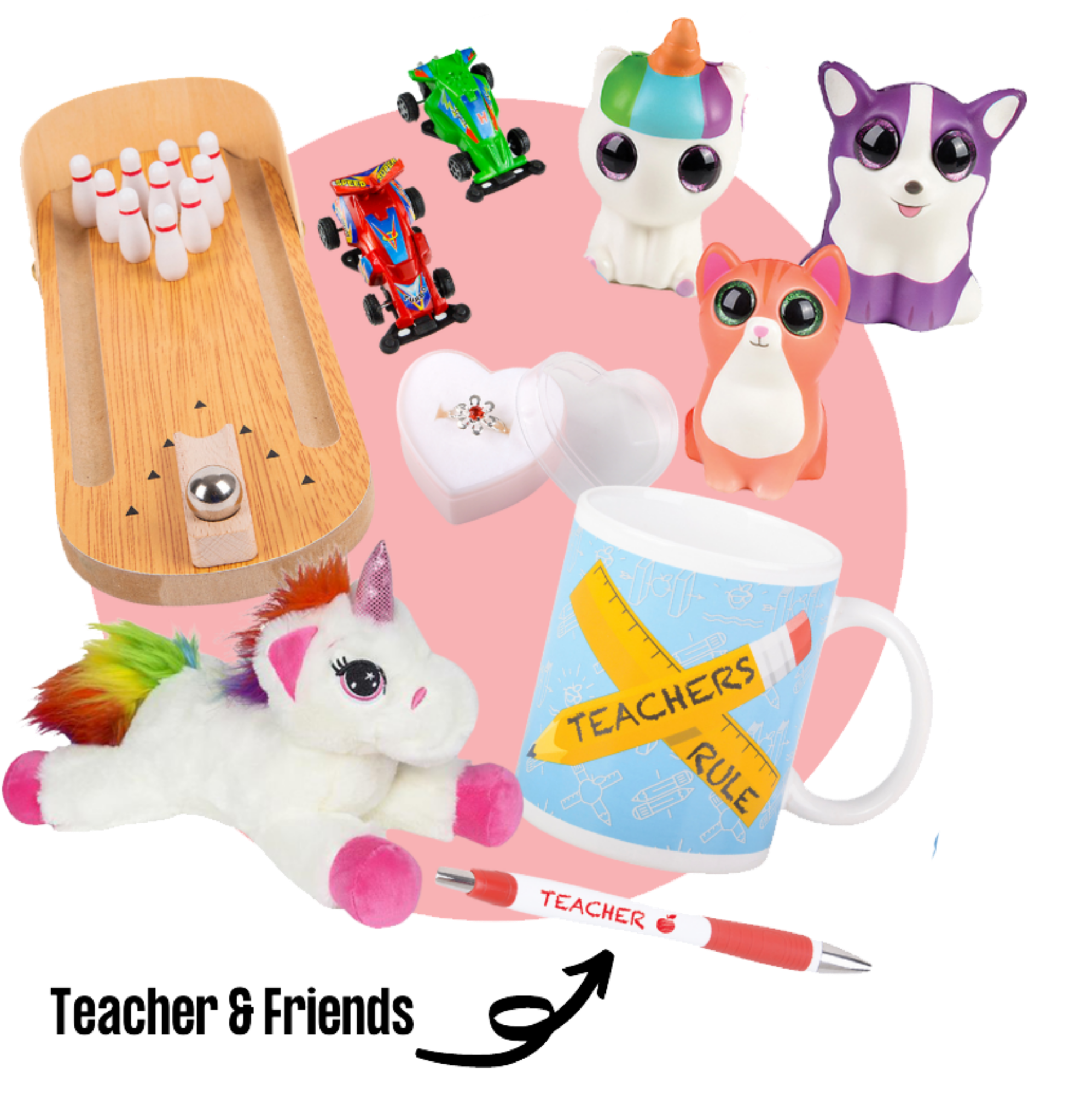 teacher gifts, kid and friends gifts