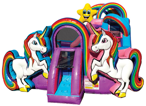 UNICORN BOUNCE HOUSE COMBO