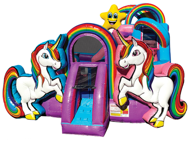 UNICORN BOUNCE HOUSE COMBO